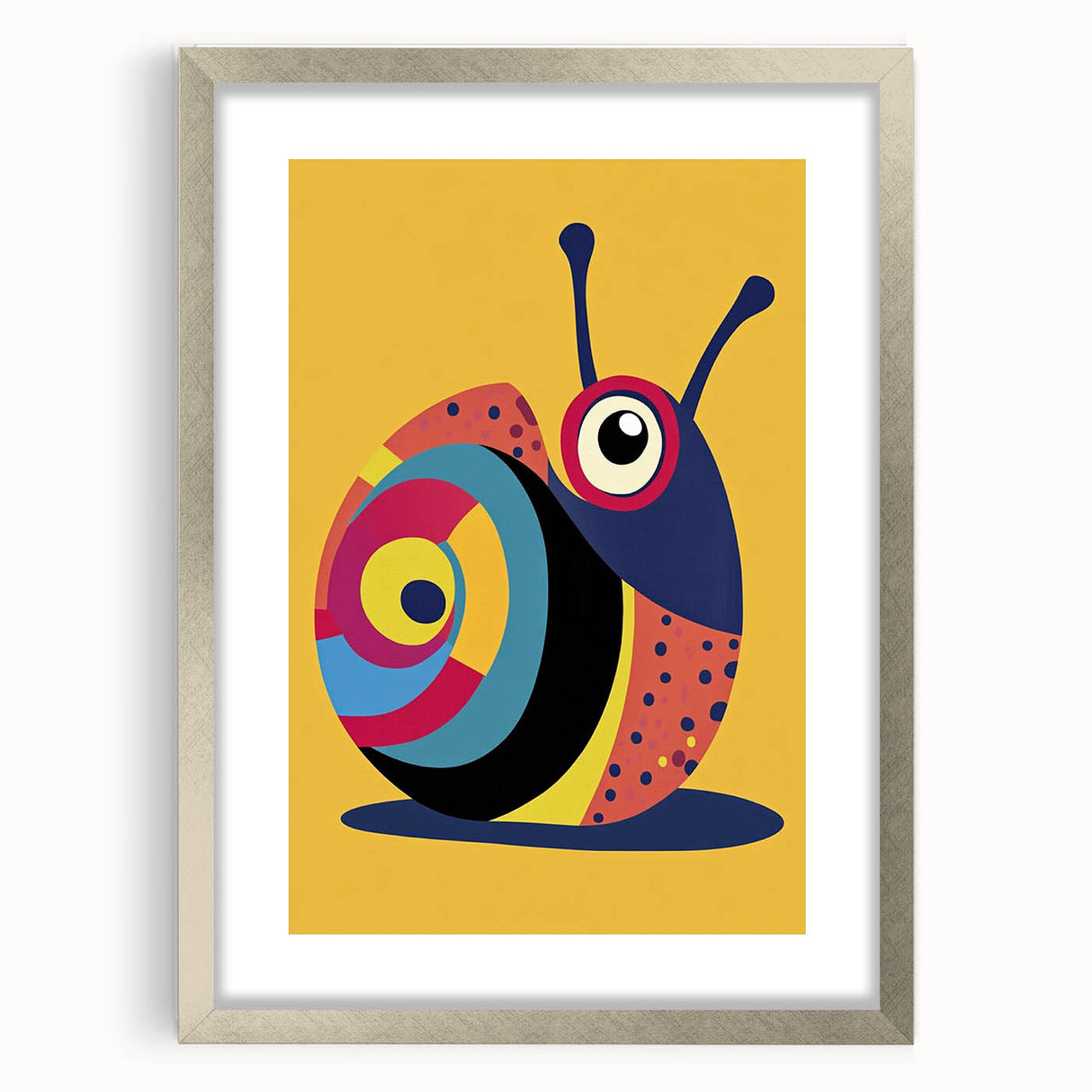 Bold Colorful Snail - Boys Room Wall Art Kids Wall Art Prints