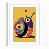 Bold Colorful Snail - Boys Room Wall Art Kids Wall Art Prints