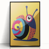 Bold Colorful Snail - Boys Room Wall Art Kids Wall Art Prints