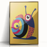 Bold Colorful Snail - Boys Room Wall Art Kids Wall Art Prints