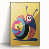 Bold Colorful Snail - Boys Room Wall Art Kids Wall Art Prints