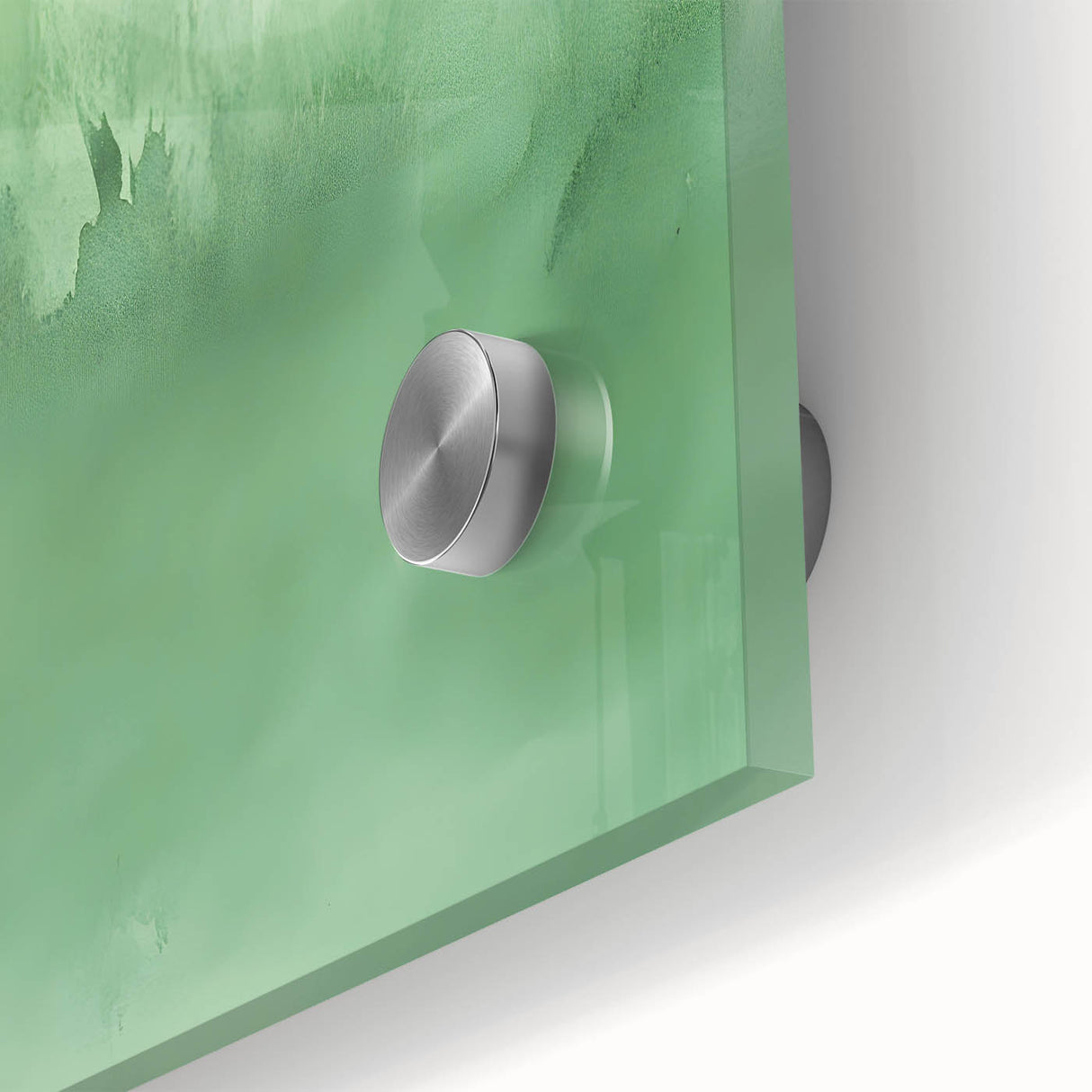 Green Watercolor Abstract Nursery Wall Art – Kids Room Decor