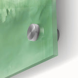Green Watercolor Abstract Nursery Wall Art – Kids Room Decor