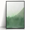 Green Watercolor Abstract Nursery Wall Art – Kids Room Decor