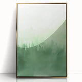 Green Watercolor Abstract Nursery Wall Art – Kids Room Decor