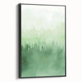 Green Watercolor Abstract Nursery Wall Art – Kids Room Decor