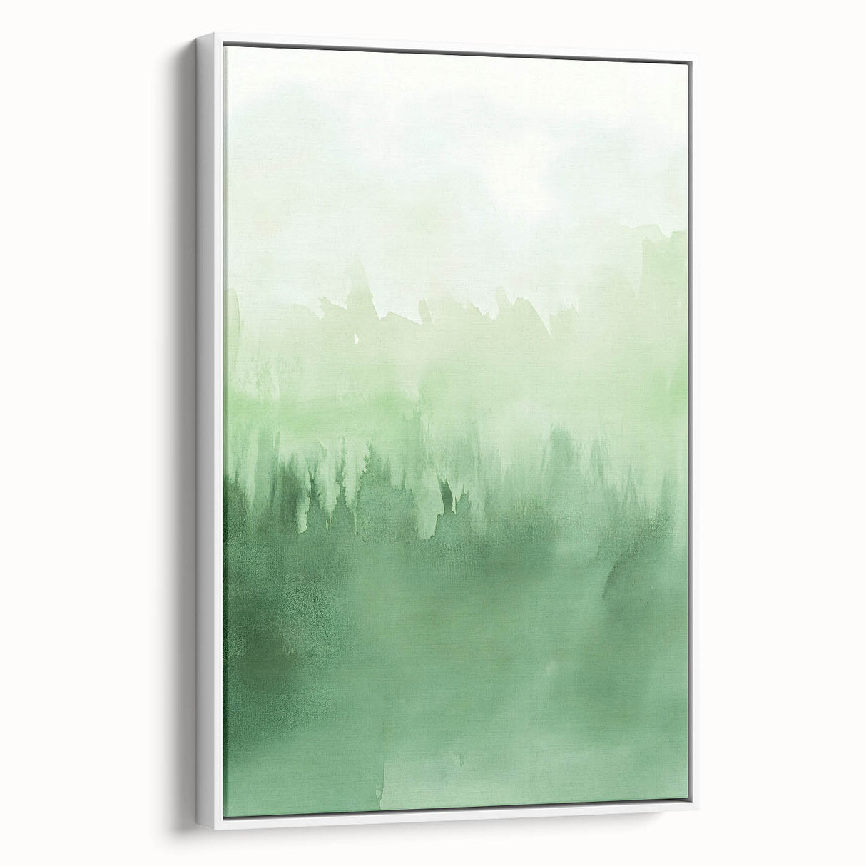 Green Watercolor Abstract Nursery Wall Art – Kids Room Decor