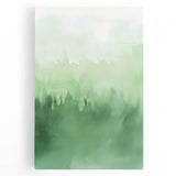 Green Watercolor Abstract Nursery Wall Art – Kids Room Decor
