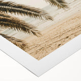 Art deco poster featuring a vibrant summer theme on rolled canvas, suitable for dining room decor.