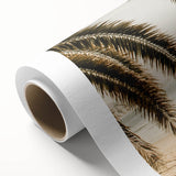 Art deco poster depicting a stylized summer scene in vibrant colors on rolled canvas, suitable for nursery wall art.