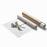Extra large rolled canvas featuring a floral art design in pastel shades.