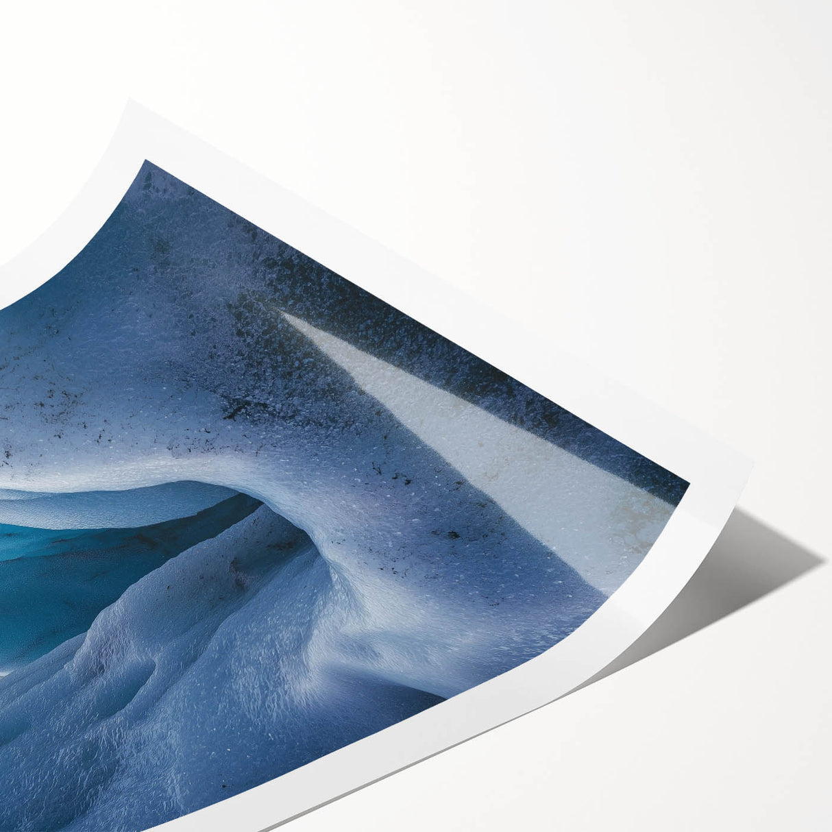 Stunning landscape print showcasing dramatic cliffs against a vibrant sunset, rolled and packaged in a protective tube for easy display or gifting. Ideal for nature enthusiasts and home decor.