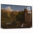 Famous Romantic Era Art: "Il Penseroso" Landscape by Thomas Cole