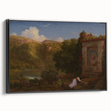 Famous Romantic Era Art: "Il Penseroso" Landscape by Thomas Cole