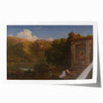 Famous Romantic Era Art: "Il Penseroso" Landscape by Thomas Cole