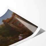 Famous Romantic Era Art: "Il Penseroso" Landscape by Thomas Cole