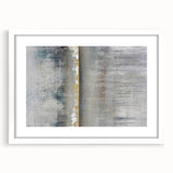 Abstract landscape wall art framed in white, showcasing vibrant colors and intricate patterns, perfect for modern home decor or office interiors. This eye-catching piece adds a touch of elegance and creativity to any space, making it ideal for art enthusiasts and interior designers alike.