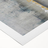 Abstract landscape wall art on rolled canvas showcasing vibrant colors and fluid shapes, perfect for modern home decor. This artwork adds a contemporary touch to any room.