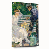 Expressionism Wall Art - In the Priest's Garden by Edvard Weie