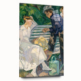 Expressionism Wall Art - In the Priest's Garden by Edvard Weie