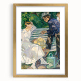 Expressionism Wall Art - In the Priest's Garden by Edvard Weie