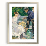 Expressionism Wall Art - In the Priest's Garden by Edvard Weie