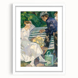 Expressionism Wall Art - In the Priest's Garden by Edvard Weie