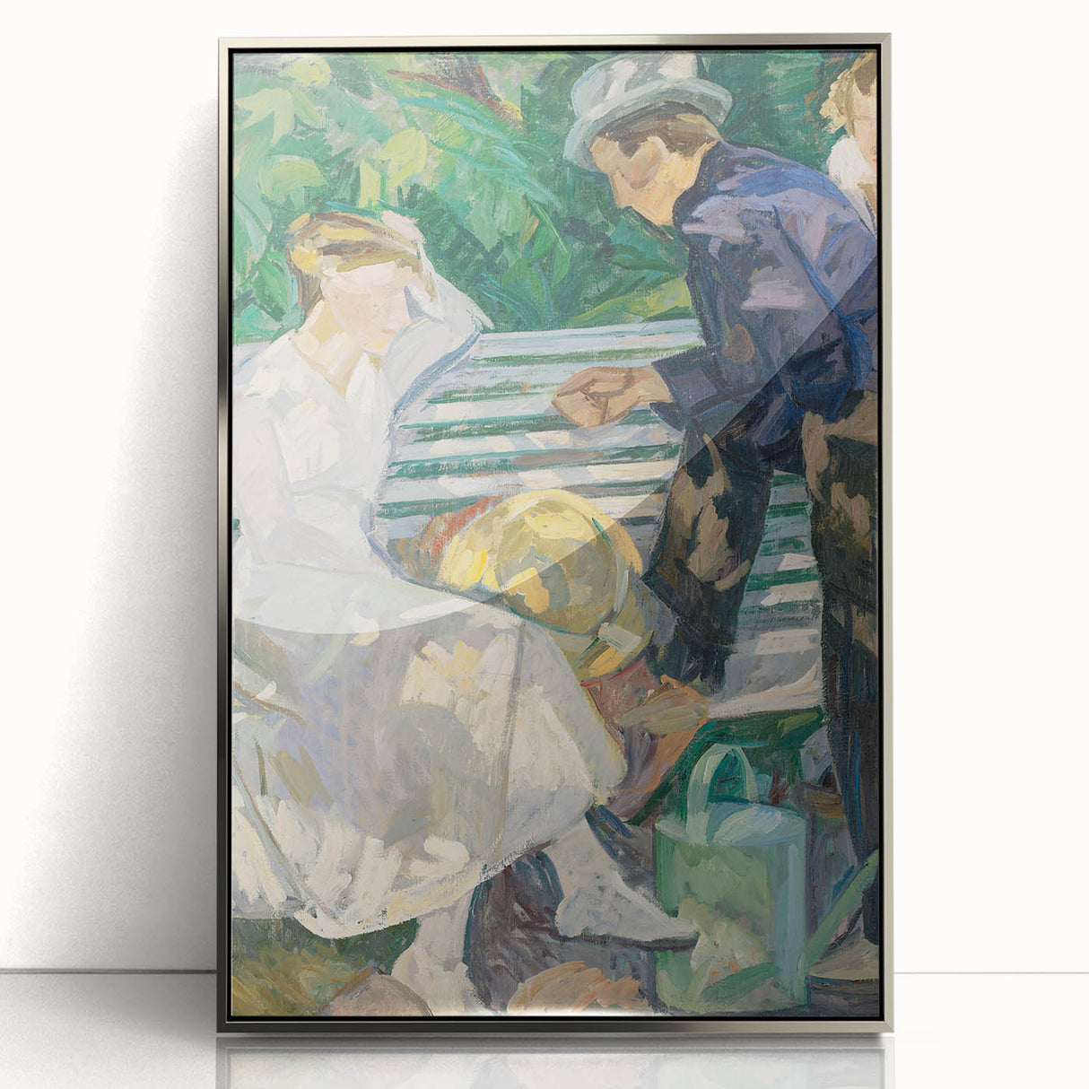 Expressionism Wall Art - In the Priest's Garden by Edvard Weie