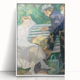 Expressionism Wall Art - In the Priest's Garden by Edvard Weie