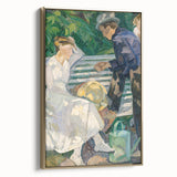 Expressionism Wall Art - In the Priest's Garden by Edvard Weie