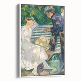 Expressionism Wall Art - In the Priest's Garden by Edvard Weie