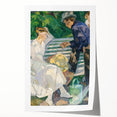Expressionism Wall Art - In the Priest's Garden by Edvard Weie