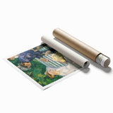 Expressionism Wall Art - In the Priest's Garden by Edvard Weie