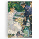 Expressionism Wall Art - In the Priest's Garden by Edvard Weie