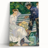 Expressionism Wall Art - In the Priest's Garden by Edvard Weie
