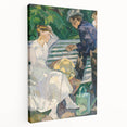 Expressionism Wall Art - In the Priest's Garden by Edvard Weie