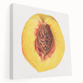 Large canvas wall art featuring a colorful array of fruits, ideal for kitchen decor.