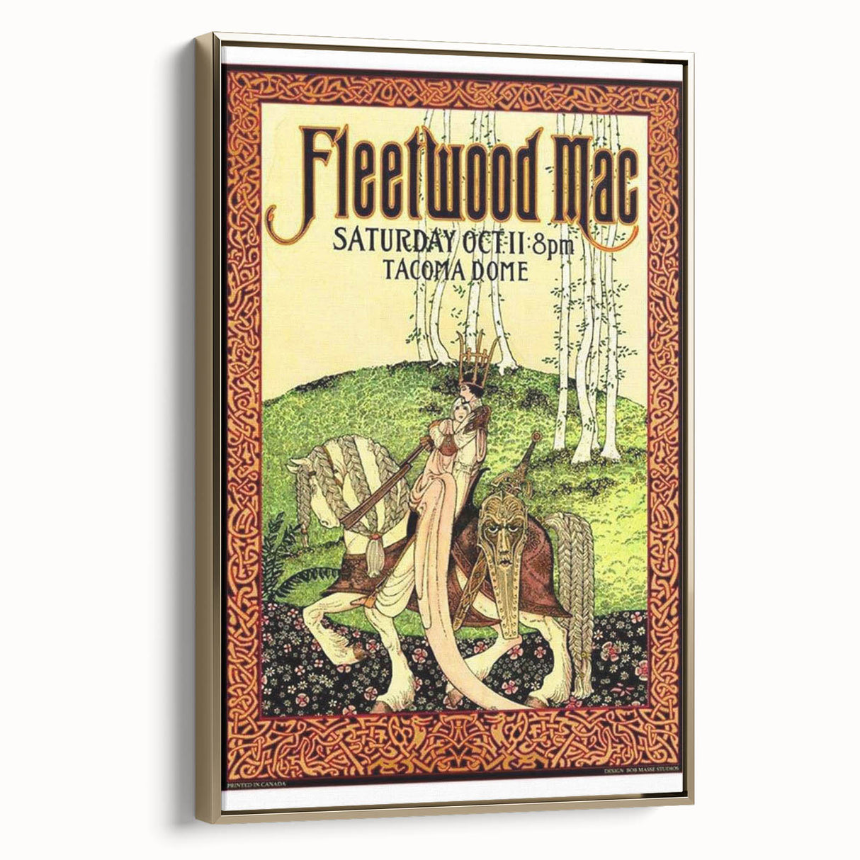 Fleetwood Mac Retro Wall Art Vintage Prints Mid-Century Modern