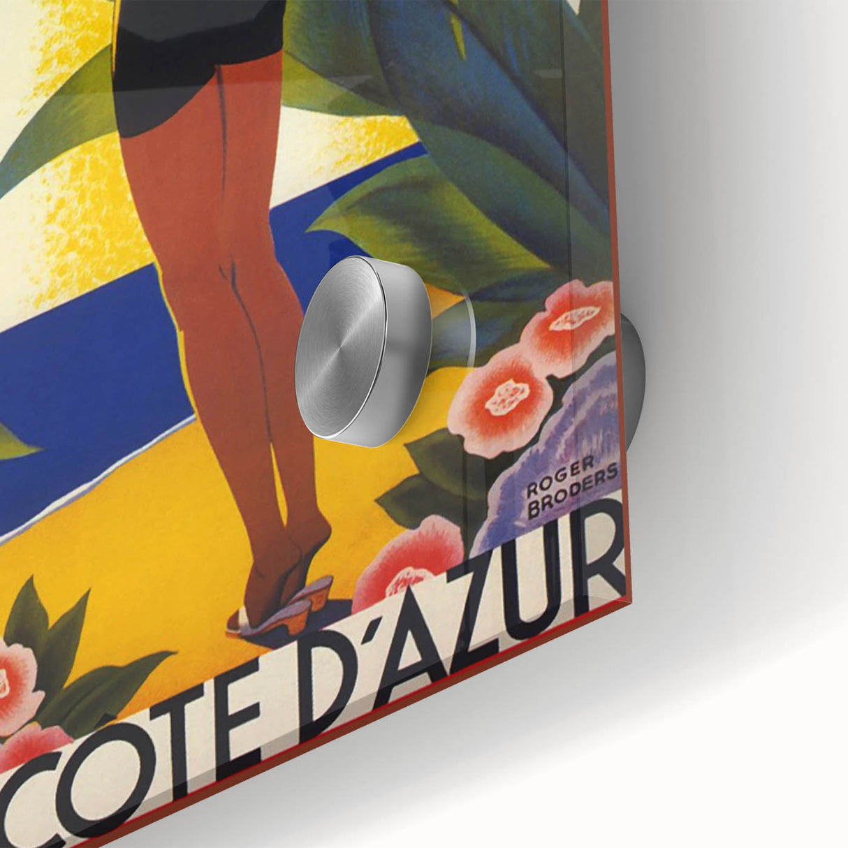 Retro Côte d'Azur Poster – Vintage French Riviera Art