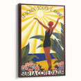 Retro Côte d'Azur Poster – Vintage French Riviera Art