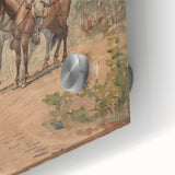 Two Scouts Art Print - Winslow Homer Realism Western Landscape Decor