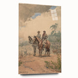 Two Scouts Art Print - Winslow Homer Realism Western Landscape Decor
