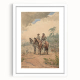 Two Scouts Art Print - Winslow Homer Realism Western Landscape Decor