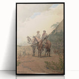 Two Scouts Art Print - Winslow Homer Realism Western Landscape Decor