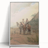 Two Scouts Art Print - Winslow Homer Realism Western Landscape Decor
