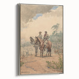 Two Scouts Art Print - Winslow Homer Realism Western Landscape Decor