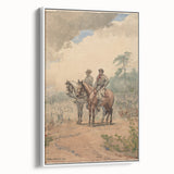 Two Scouts Art Print - Winslow Homer Realism Western Landscape Decor