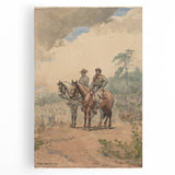 Two Scouts Art Print - Winslow Homer Realism Western Landscape Decor