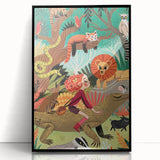 Jungle Adventure - Boys Room Wall Art Kids Wall Art Prints