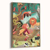 Jungle Adventure - Boys Room Wall Art Kids Wall Art Prints
